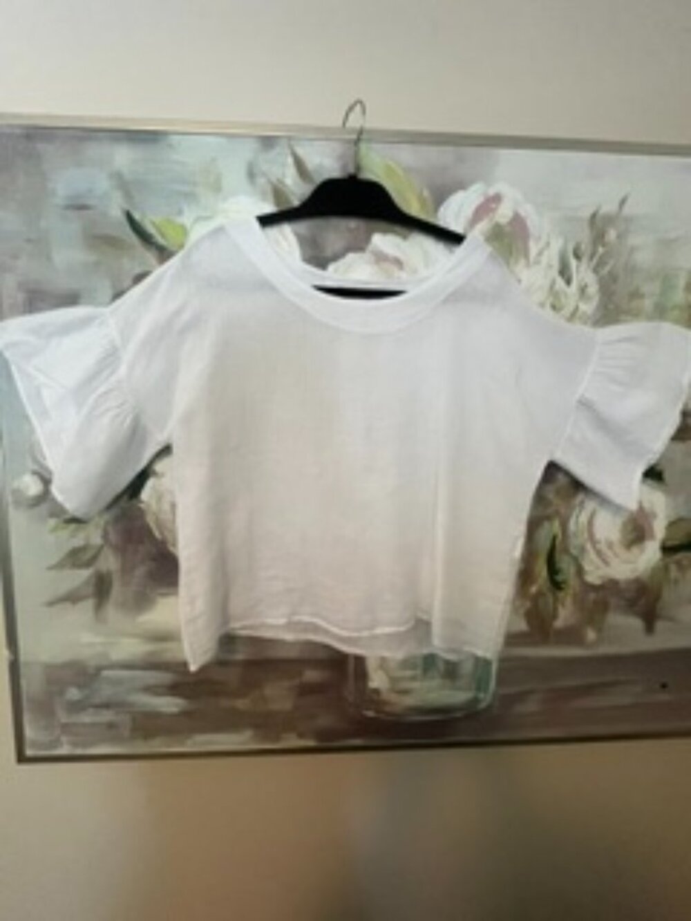 Linen Viola Borghi Italian shirt- Oversized Medium